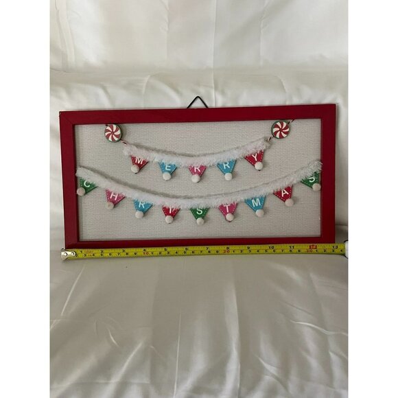 3 for $15 - Merry Christmas Wall Decor Wooden Sign - 7" x 13" NWT - Picture 1 of 2